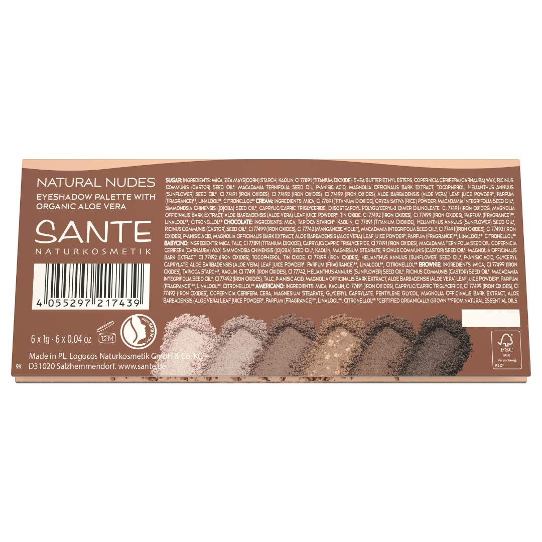 Sante Eyeshadow Palette Nudy Shades