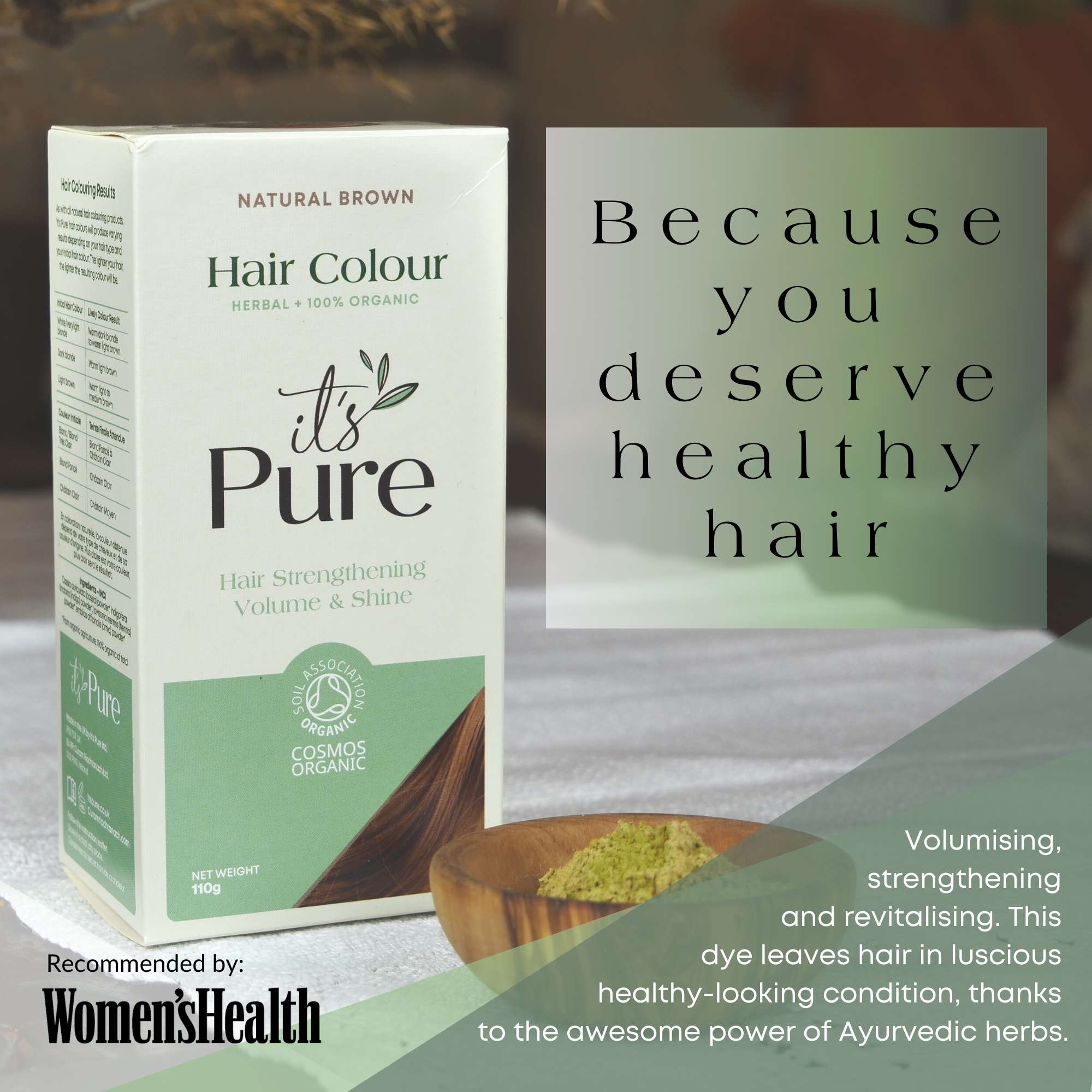 Its Pure Herbal Hair Colour Natural Brown