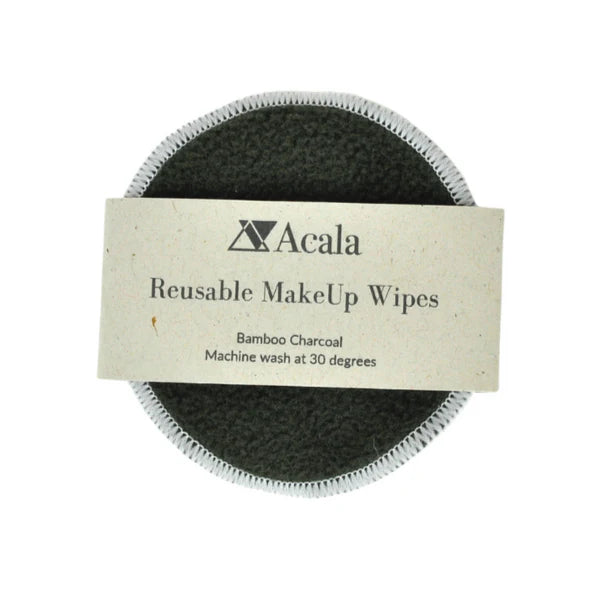 Acala Reusable Make-Up Wipes Bamboo & Charcoal