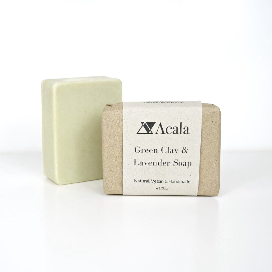 Acala Green Clay & Lavender Soap