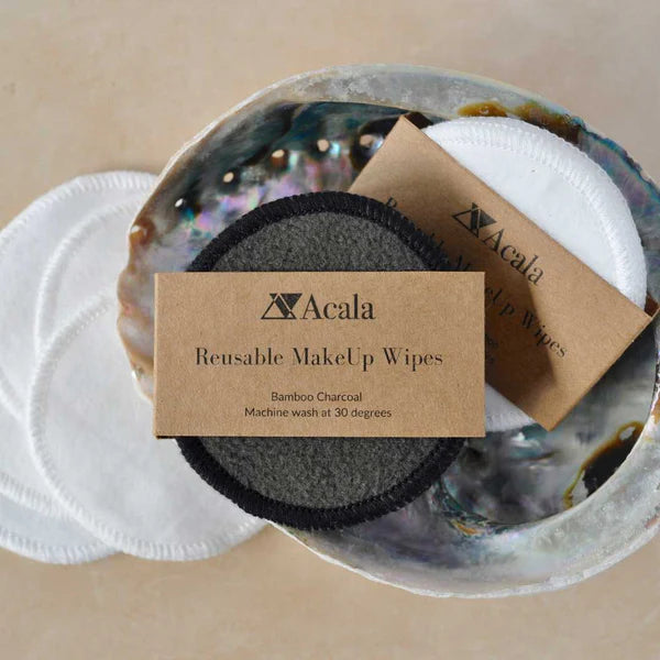 Acala Reusable Make-Up Wipes Bamboo & Charcoal
